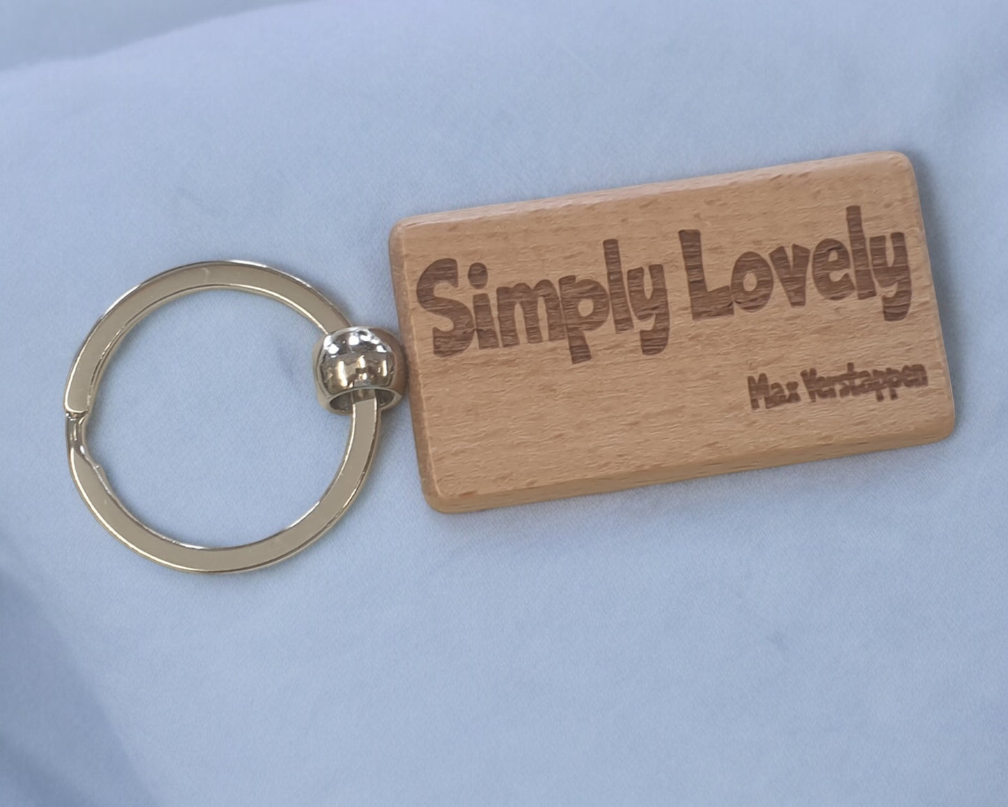 Max Verstappen Keyring Gift Simply Lovely Engraved Wooden Key Fob Fun Novelty Nice F1 Present