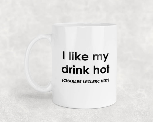 Charles Leclerc Mug Gift I Like My Drink Hot Nice Cute Novelty F1 Driver Fan Cup