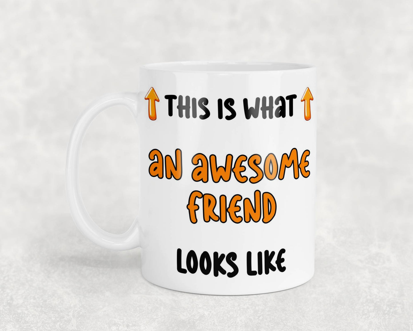 Friend Mug Gift This Is What An Awesome Friend Looks Like Novelty Cute Printed Cup Present