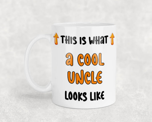 Uncle Mug Gift This Is What A Cool Uncle Looks Like Nice Cute Fun Novelty From Niece Nephew Present