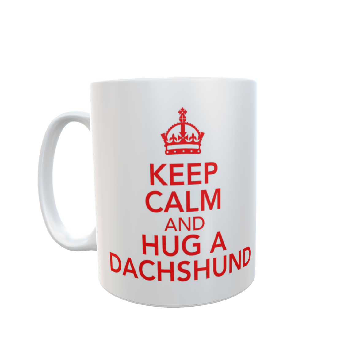 Dachshund Mug Gift - Keep Calm And Hug A - Nice Fun Cute Retro Style Novelty Cup Present