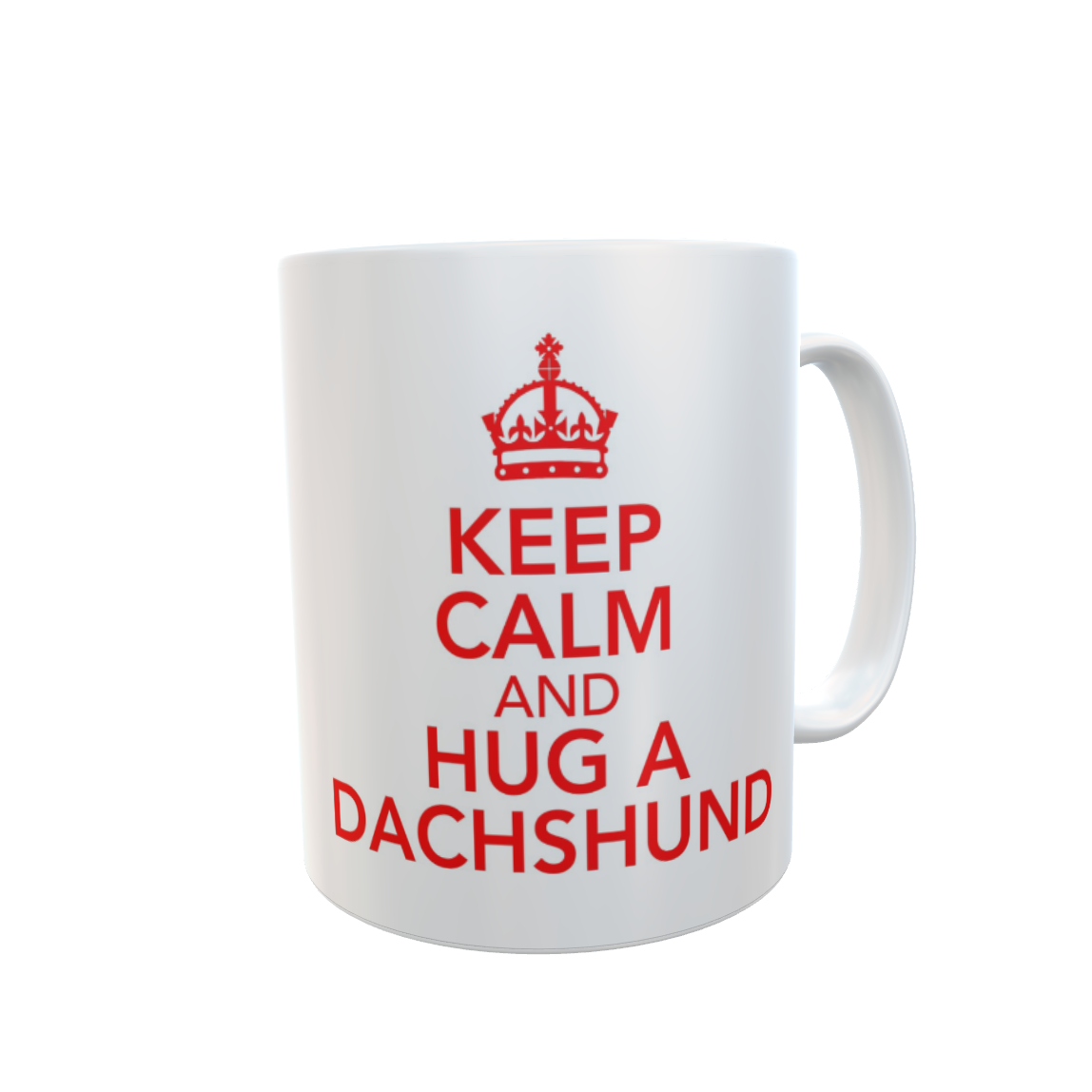 Dachshund Mug Gift - Keep Calm And Hug A - Nice Fun Cute Retro Style Novelty Cup Present