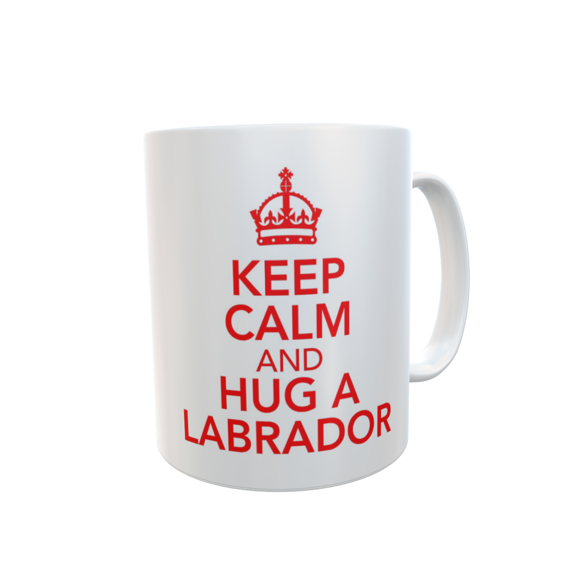 Labrador Dog Mug - Keep Calm And Hug A Labrador - Fun Cute Novelty Cup Present