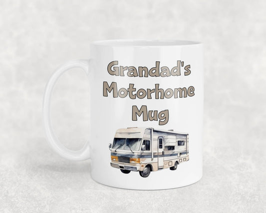 Grandad's Motorhome Mug Gift - Novelty Cute Funny Nice Holiday Travel Vacation Cup Present