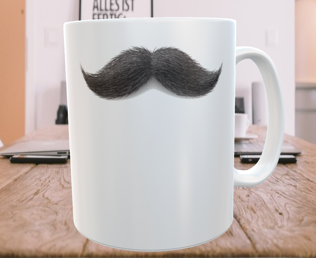 Moustache Mug Gift - Nice Funny Cute Novelty Joke Funny Cup Present For Him Men