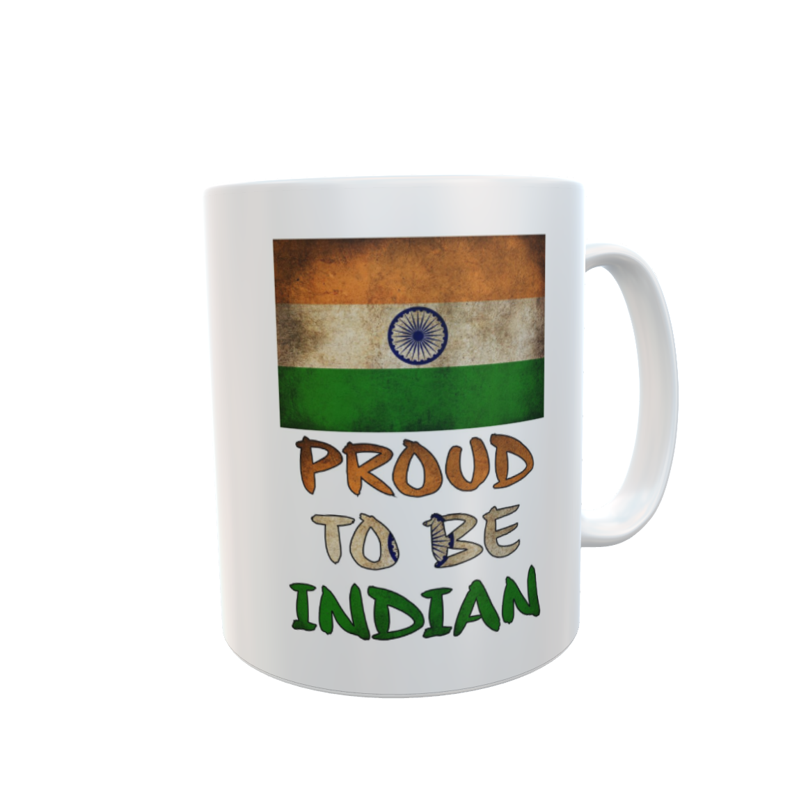 India Mug Gift - Proud To Be Indian - Nice Cute Novelty Nationality Flag Cute Cup Present