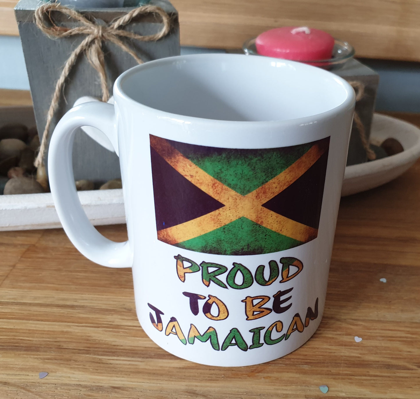 Jamaica Mug Gift - Proud To Be Jamaican - Nice Cute Novelty Nationality Flag Cute Cup Present