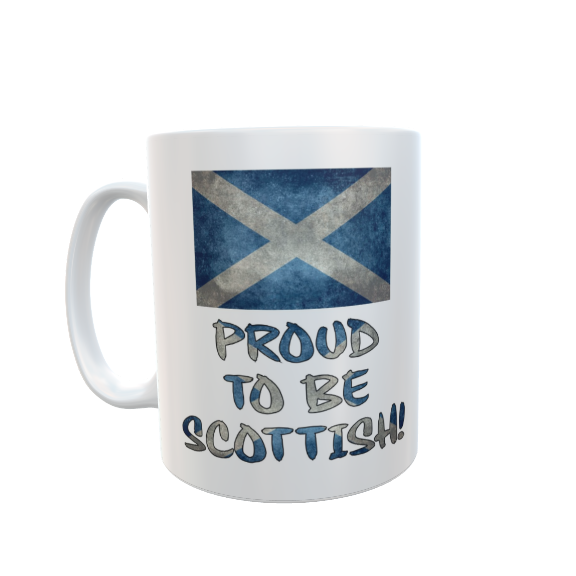 Scotland Mug Gift - Proud To Be Scottish - Nice Cute Novelty Nationality Flag Cute Cup Present