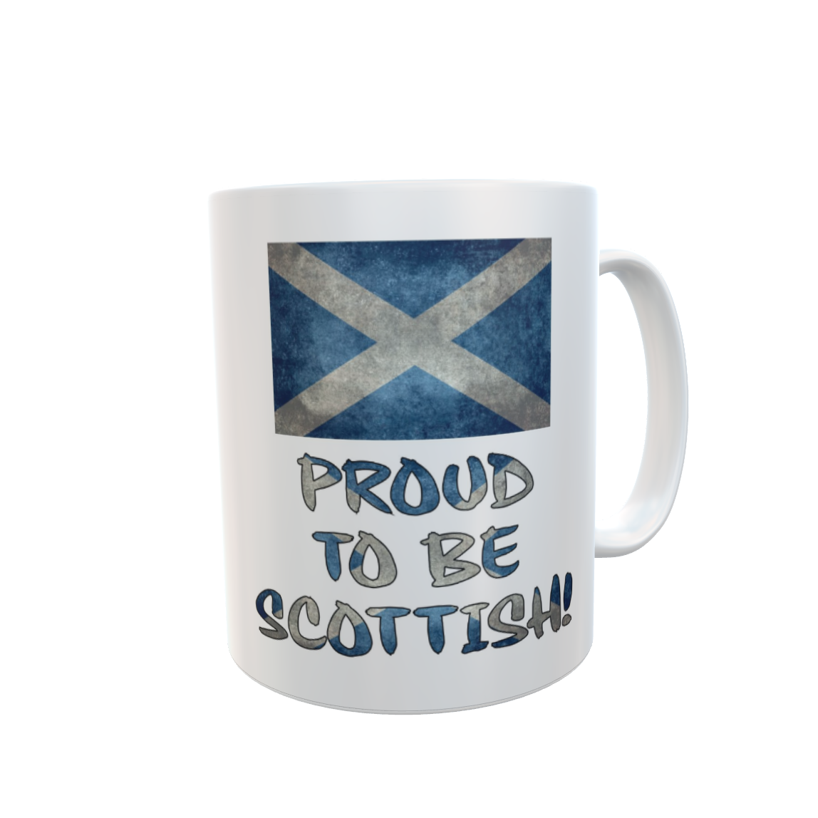 Scotland Mug Gift - Proud To Be Scottish - Nice Cute Novelty Nationality Flag Cute Cup Present