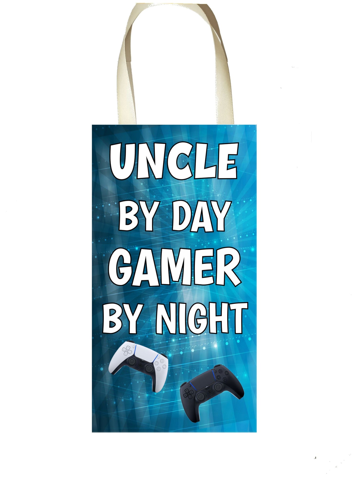 Uncle Gaming PS5 Plaque / Sign Gift - Uncle By Day Gamer By Night - Cute Fun Cheeky Novelty Present