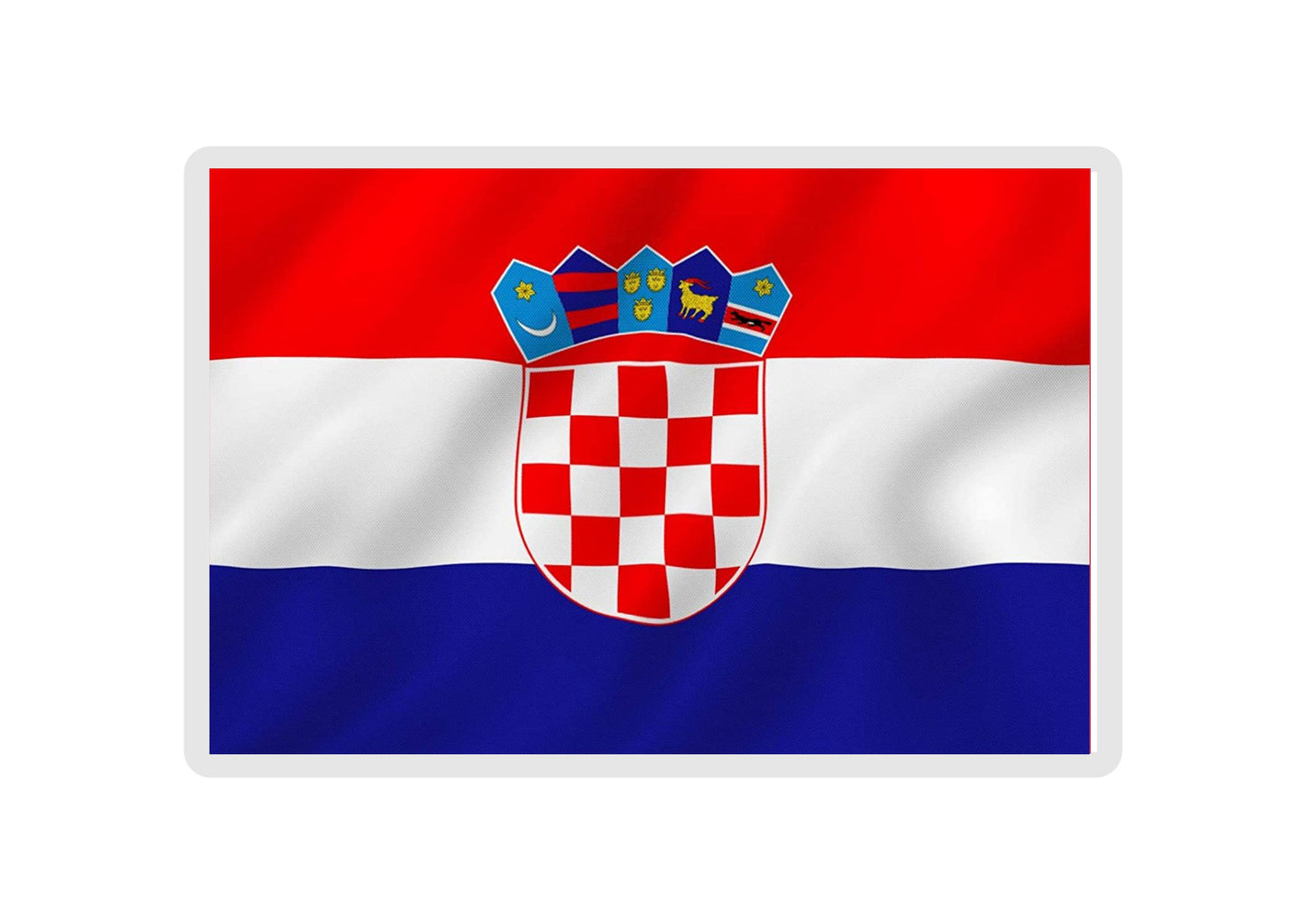 Croatia Flag Fridge Magnet Gift - Cute Croatian Novelty Birthday Present