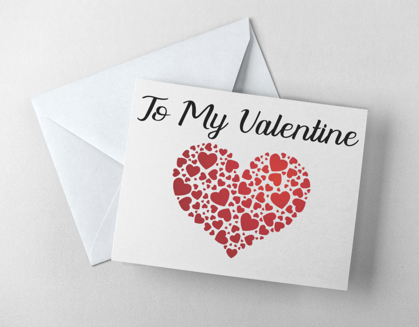 Valentine's Day Card - To My Valentine - Nice Fun Cute Lovers Love Heart Novelty Greeting Card