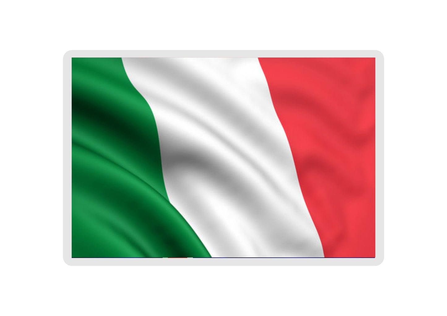 Italy Flag Fridge Magnet Gift - Cute Italian Novelty Birthday Present