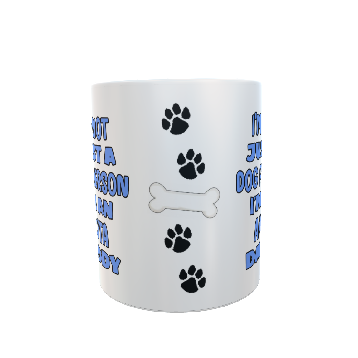 Akita Mug Gift - I'm Not Just A Dog Person I'm A Daddy - Nice Funny Cute Novelty Pet Owner Cup Present