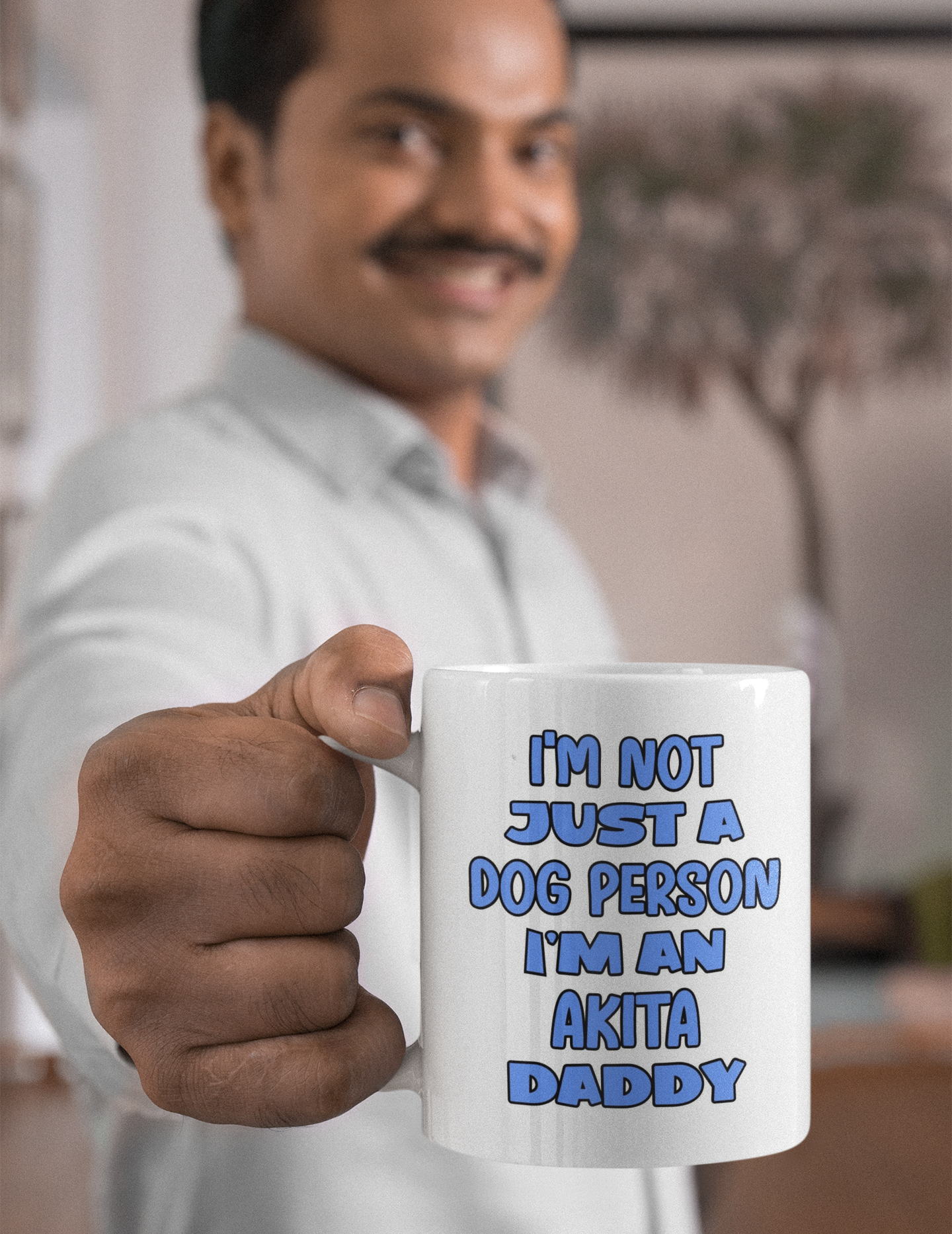 Akita Mug Gift - I'm Not Just A Dog Person I'm A Daddy - Nice Funny Cute Novelty Pet Owner Cup Present