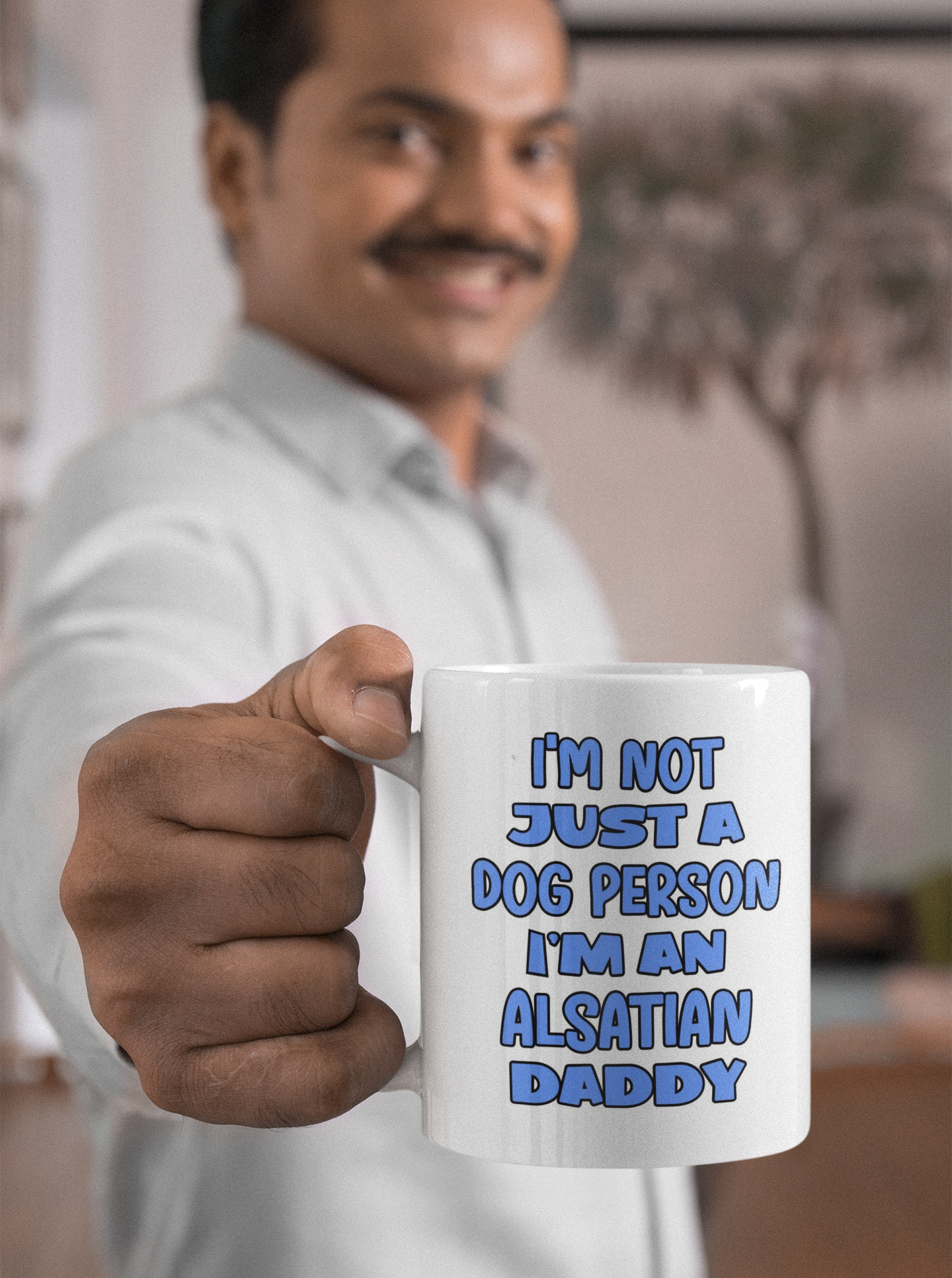 Alsatian Mug Gift - I'm Not Just A Dog Person I'm A Daddy - Nice Funny Cute Novelty Pet Owner Cup Present
