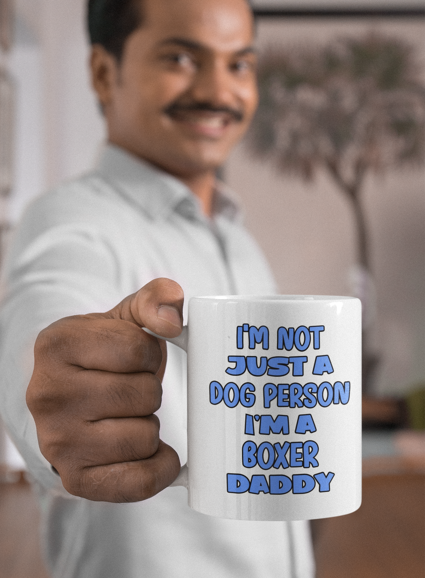 Boxer Mug Gift - I'm Not Just A Dog Person I'm A Daddy - Nice Funny Cute Novelty Pet Owner Cup Present