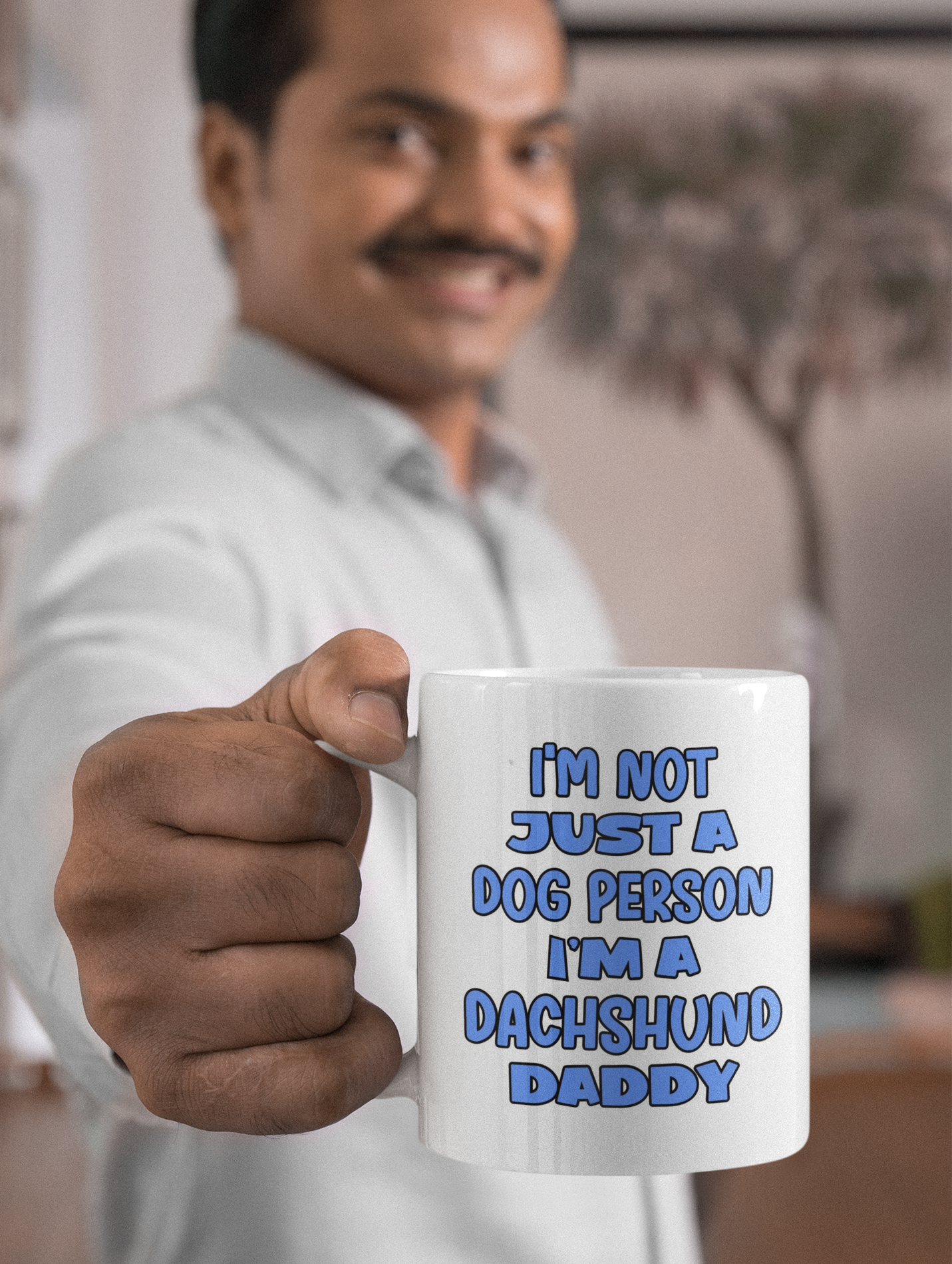 Dachshund Mug Gift - I'm Not Just A Dog Person I'm A Daddy - Nice Funny Cute Novelty Pet Owner Cup Present