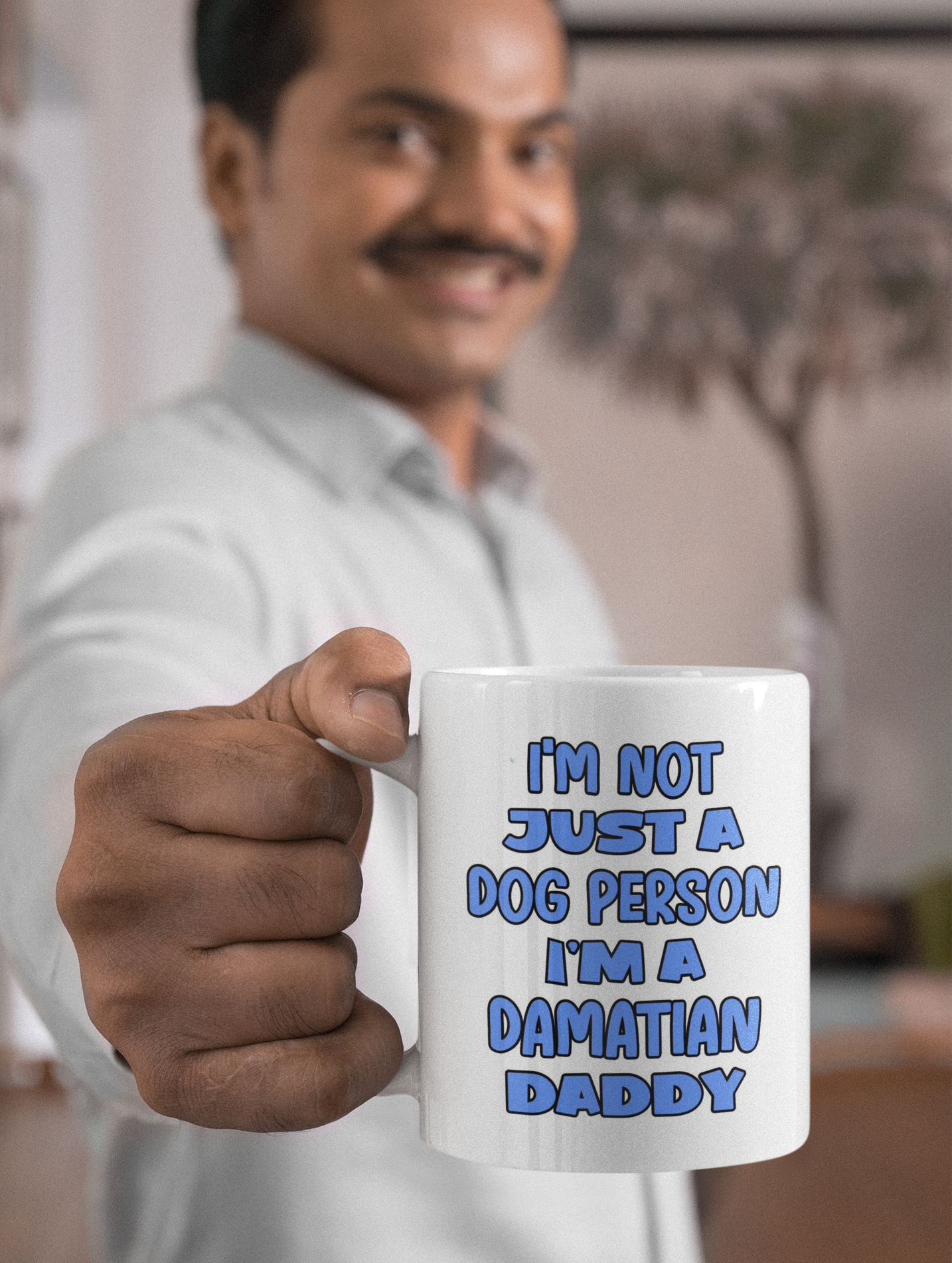 Dalmatian Mug Gift - I'm Not Just A Dog Person I'm A Daddy - Nice Funny Cute Novelty Pet Owner Cup Present
