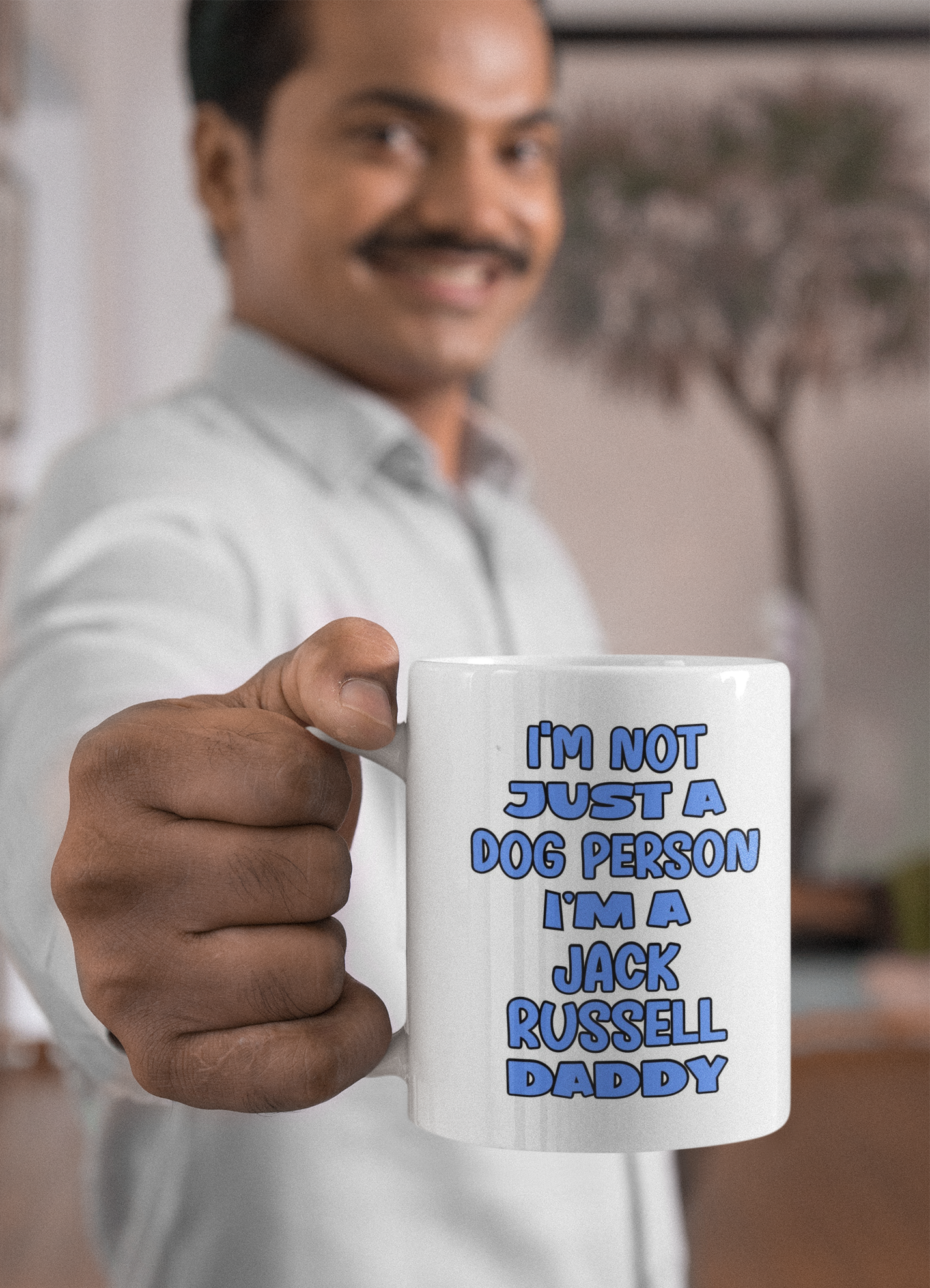 Jack Russell Mug Gift - I'm Not Just A Dog Person I'm A Daddy - Nice Funny Cute Novelty Pet Owner Cup Present