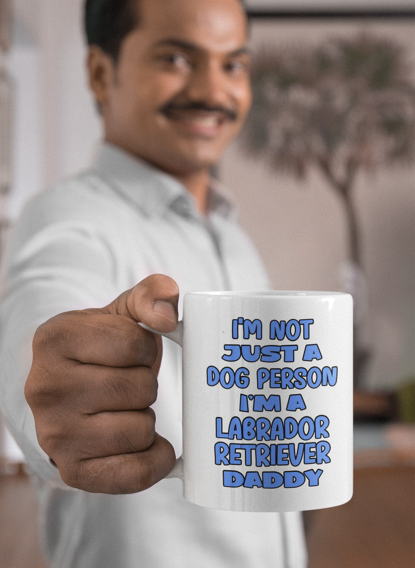 Labrador Retriever Mug Gift - I'm Not Just A Dog Person I'm A Daddy - Nice Funny Cute Novelty Pet Owner Cup Present