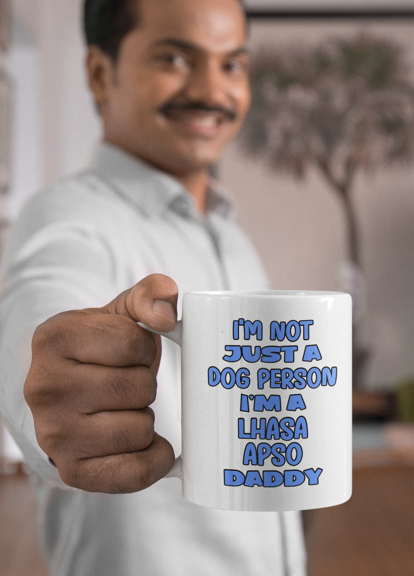 Lhasa Apso Mug Gift - I'm Not Just A Dog Person I'm A Daddy - Nice Funny Cute Novelty Pet Owner Cup Present