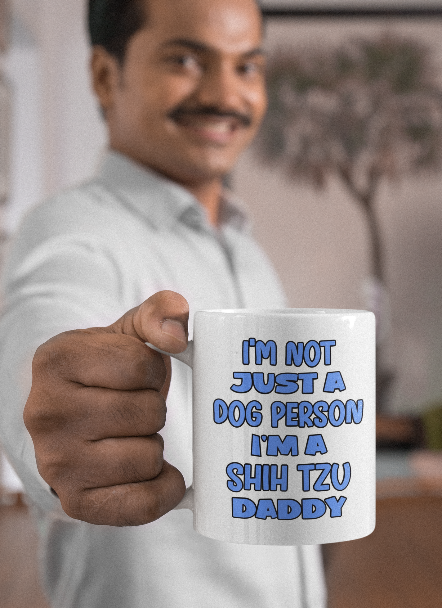 Shih Tzu Mug Gift - I'm Not Just A Dog Person I'm A Daddy - Nice Funny Cute Novelty Pet Owner Cup Present