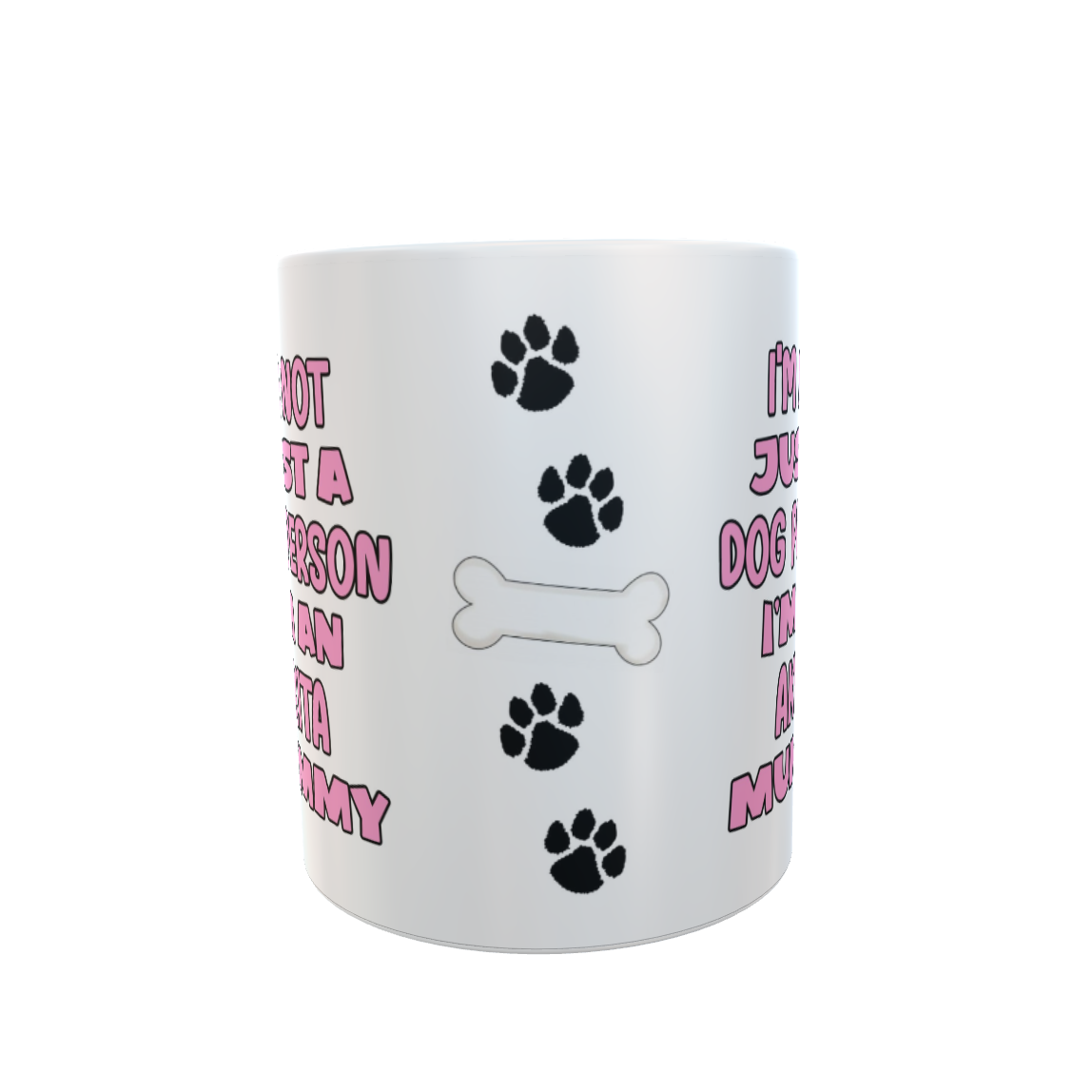 Akita Mug Gift - I'm Not Just A Dog Person I'm A Mummy - Nice Funny Cute Novelty Pet Owner Cup Present