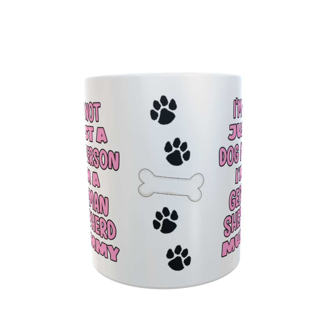 German Shepherd Mug Gift - I'm Not Just A Dog Person I'm A Mummy - Nice Funny Cute Novelty Pet Owner Cup Present