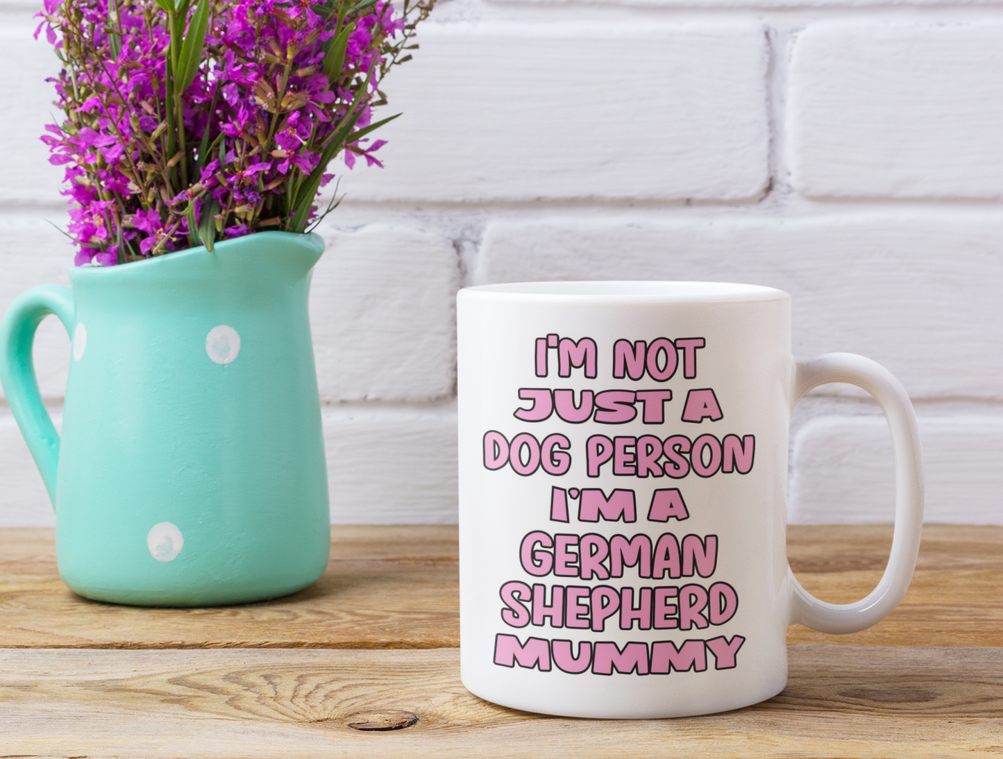 German Shepherd Mug Gift - I'm Not Just A Dog Person I'm A Mummy - Nice Funny Cute Novelty Pet Owner Cup Present