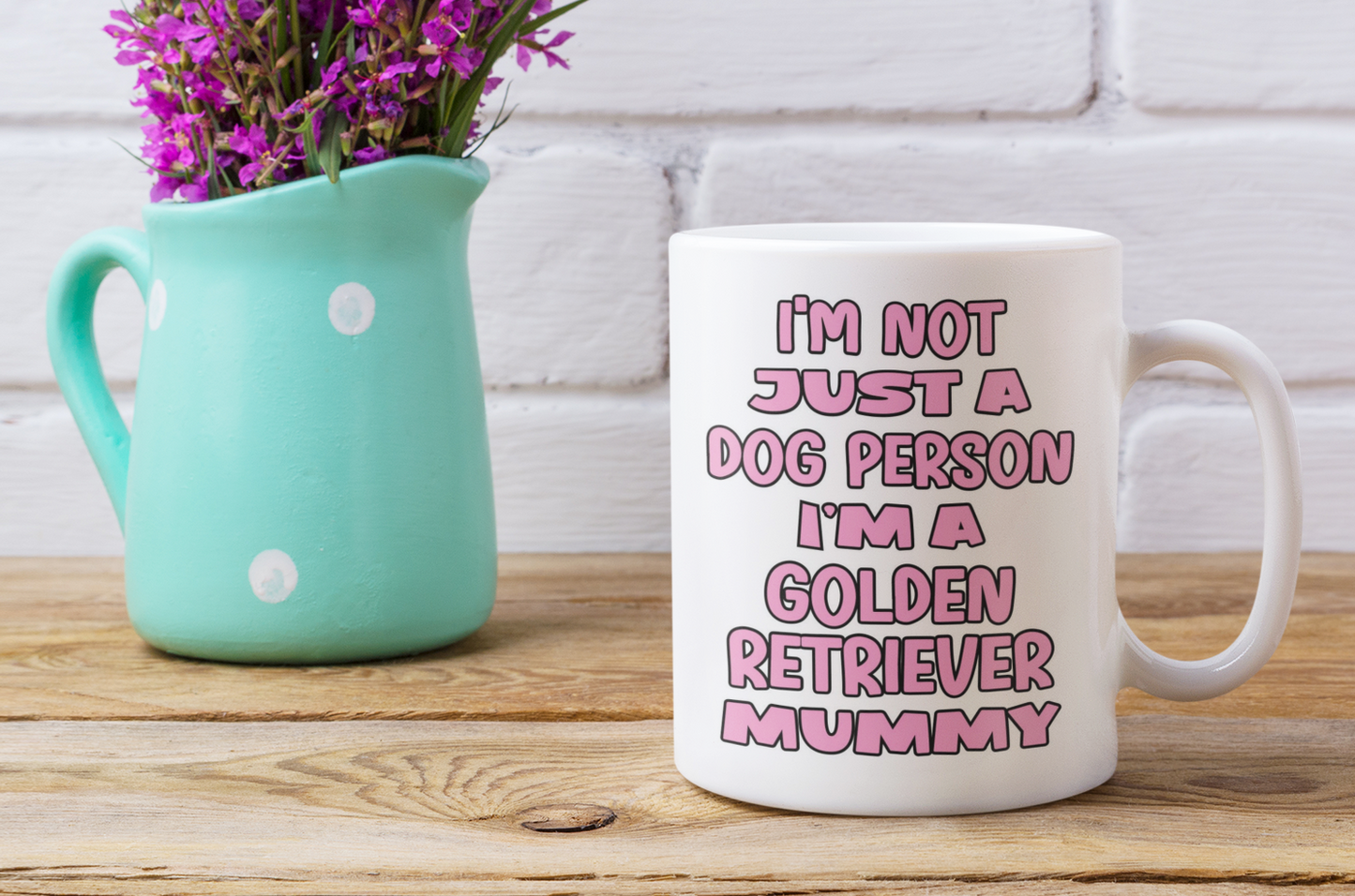 Golden Retriever Mug Gift - I'm Not Just A Dog Person I'm A Mummy - Nice Funny Cute Novelty Pet Owner Cup Present
