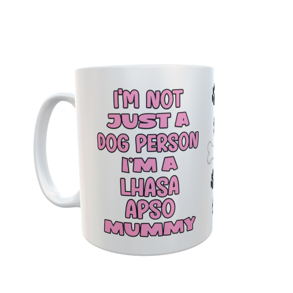 Lhasa Apso Mug Gift - I'm Not Just A Dog Person I'm A Mummy - Nice Funny Cute Novelty Pet Owner Cup Present