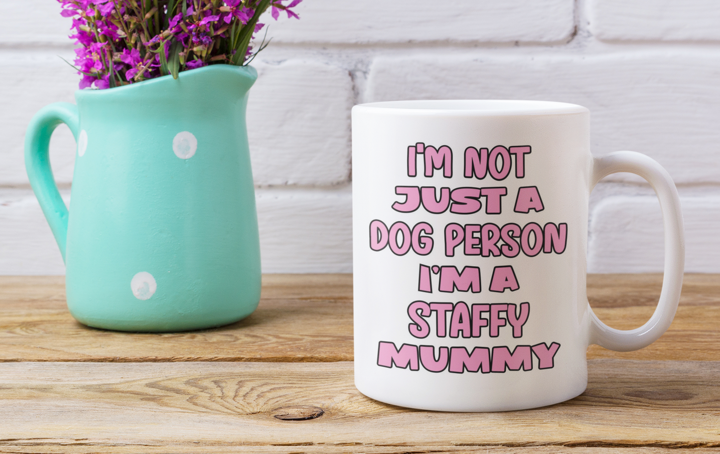 Staffy mug hotsell