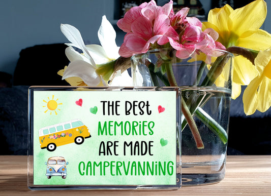Campervan Fridge Magnet - The Best Memories Are Made Campervanning - Funny Cute Cheeky Novelty Present