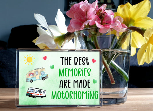 Motorhome Fridge Magnet - The Best Memories Are Made Motorhoming - Funny Cute Cheeky Novelty Present