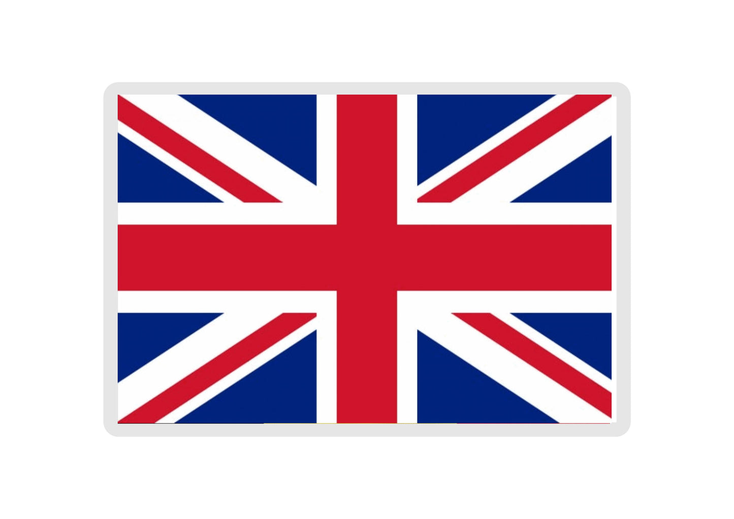 Great Britain Flag Fridge Magnet Gift - Cute United Kingdom Novelty Birthday Present