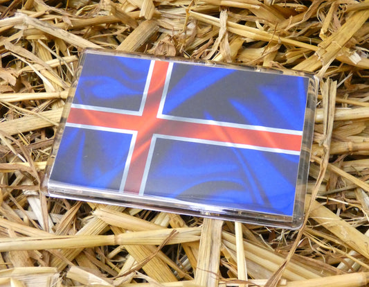 Iceland Flag Fridge Magnet Gift - Cute Icelandic Novelty Birthday Present