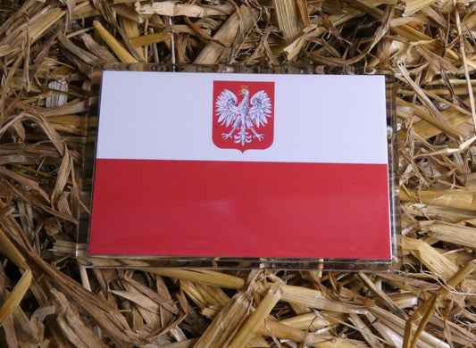 Poland Flag Fridge Magnet Gift - Cute Polish Novelty Birthday Present