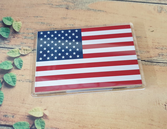 American Flag Fridge Magnet Gift - Cute United States of America (USA) Novelty Birthday Present