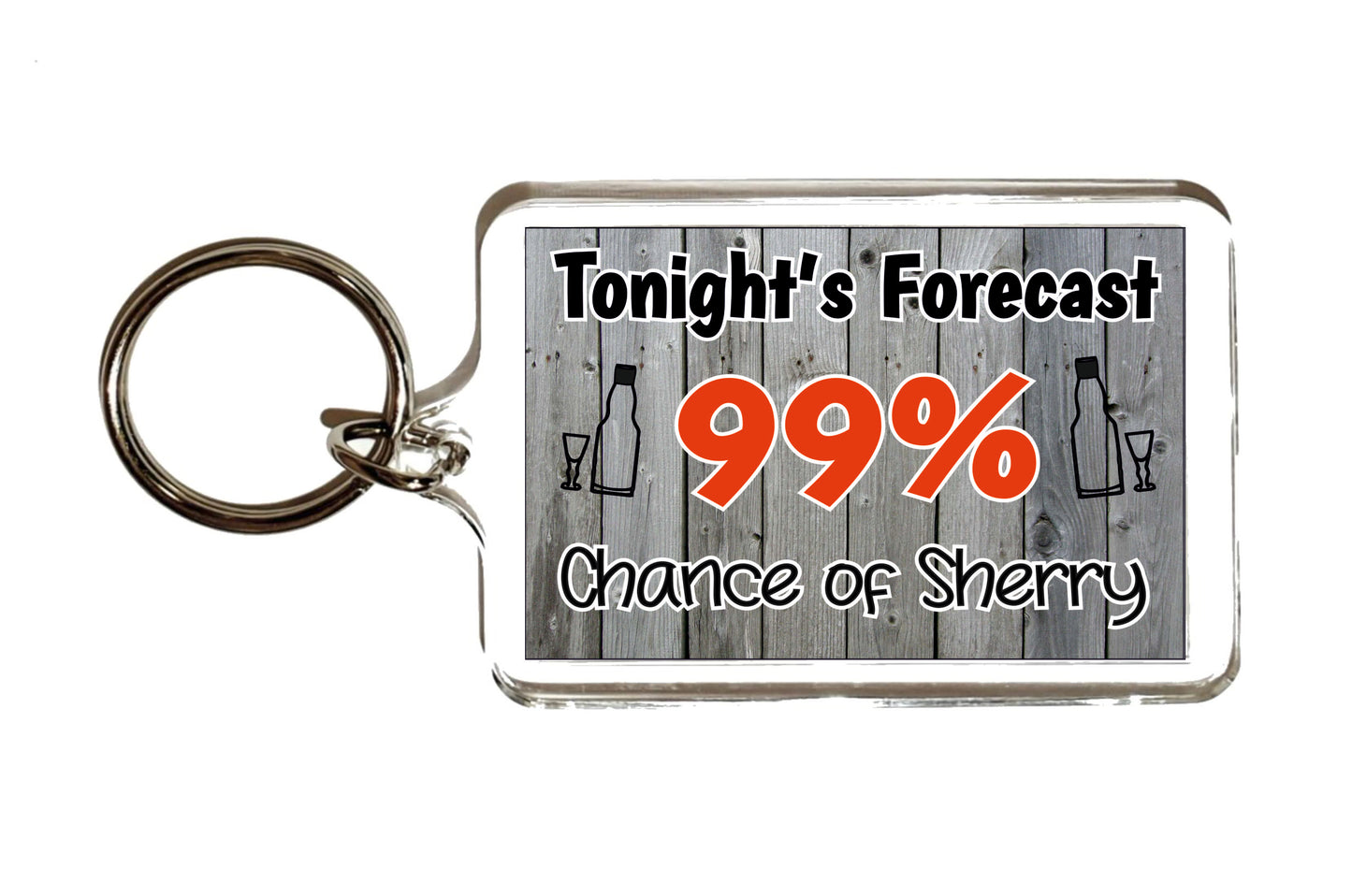 Sherry Keyring - Tonight's Forecast 99% Chance Of Sherry - Fun Novelty Canal Boat Birthday Present