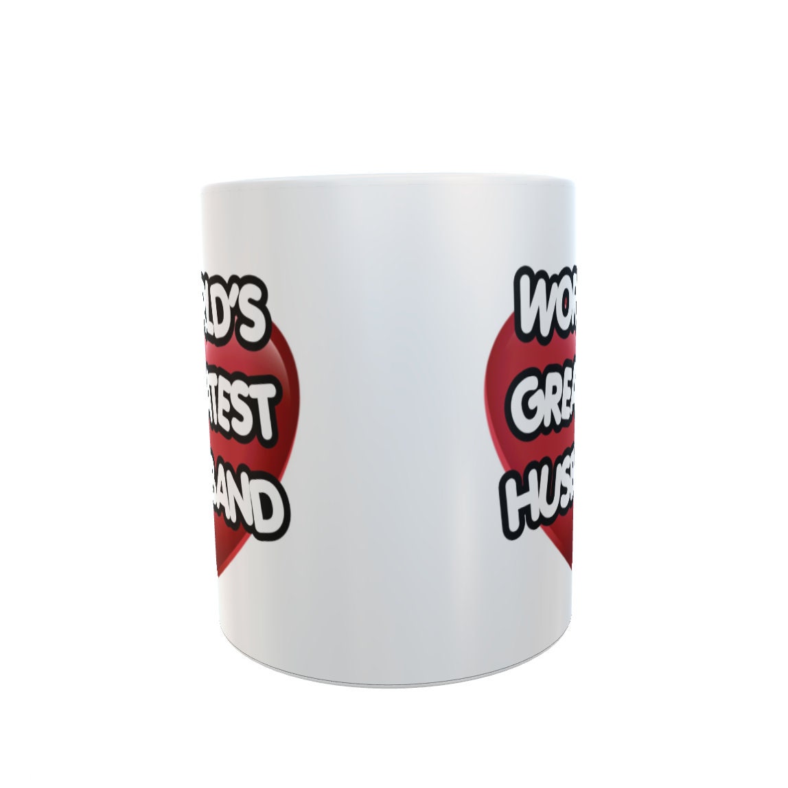 Husband Mug Gift - World's Greatest Husband - Nice Novelty Cute Tea Ceramic Cup