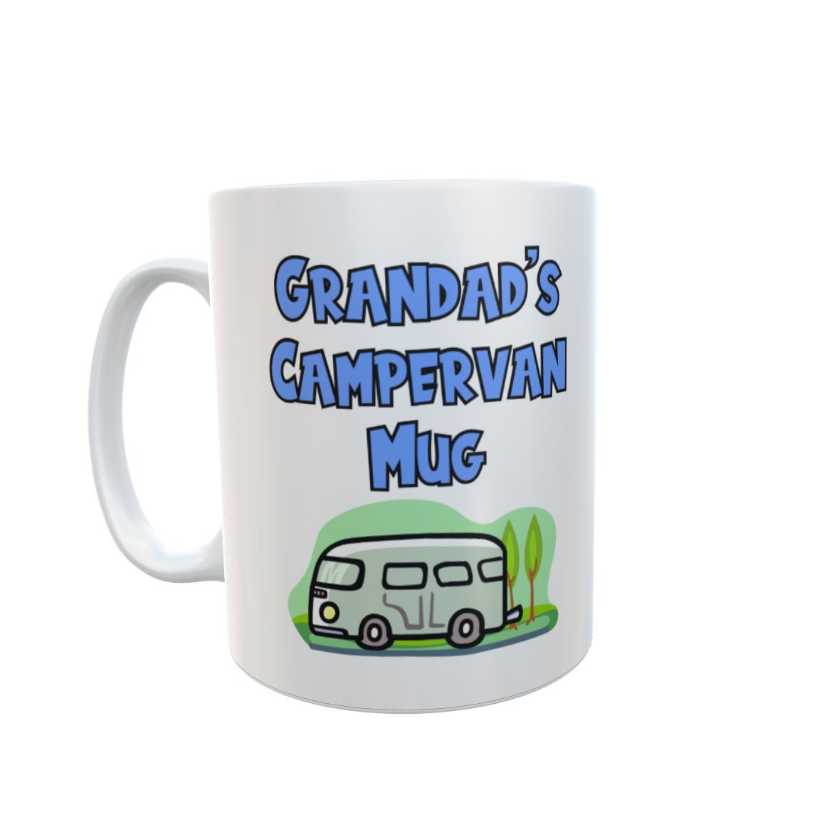 Grandad's Campervan Mug - Novelty Funny Nice Holiday Travel Vacation Cup Present