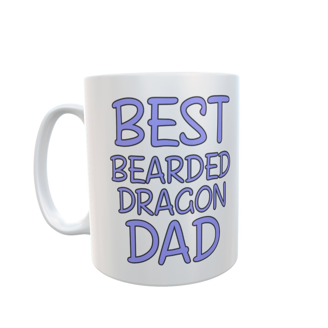 Bearded Dragon Mug Gift - Best Bearded Dragon Dad - Nice Funny Novelty Pet Owner Daddy Cup Present