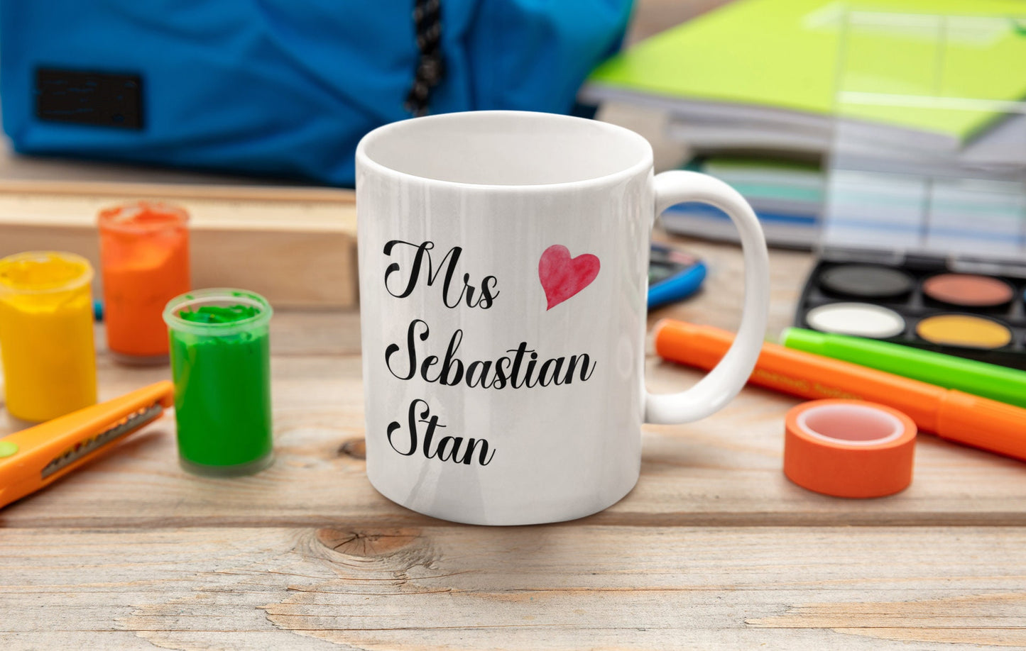 Mrs Sebastian Stan Mug Nice Cute Funny Novelty Marvel Bucky Movie Fan Cup Present