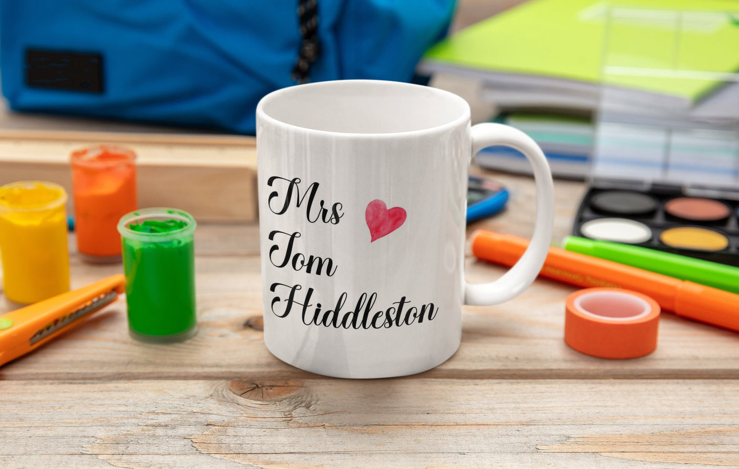 Mrs Tom Hiddleston Mug Gift Nice Cute Funny Novelty Marvel Loki Movie Fan Cup Present