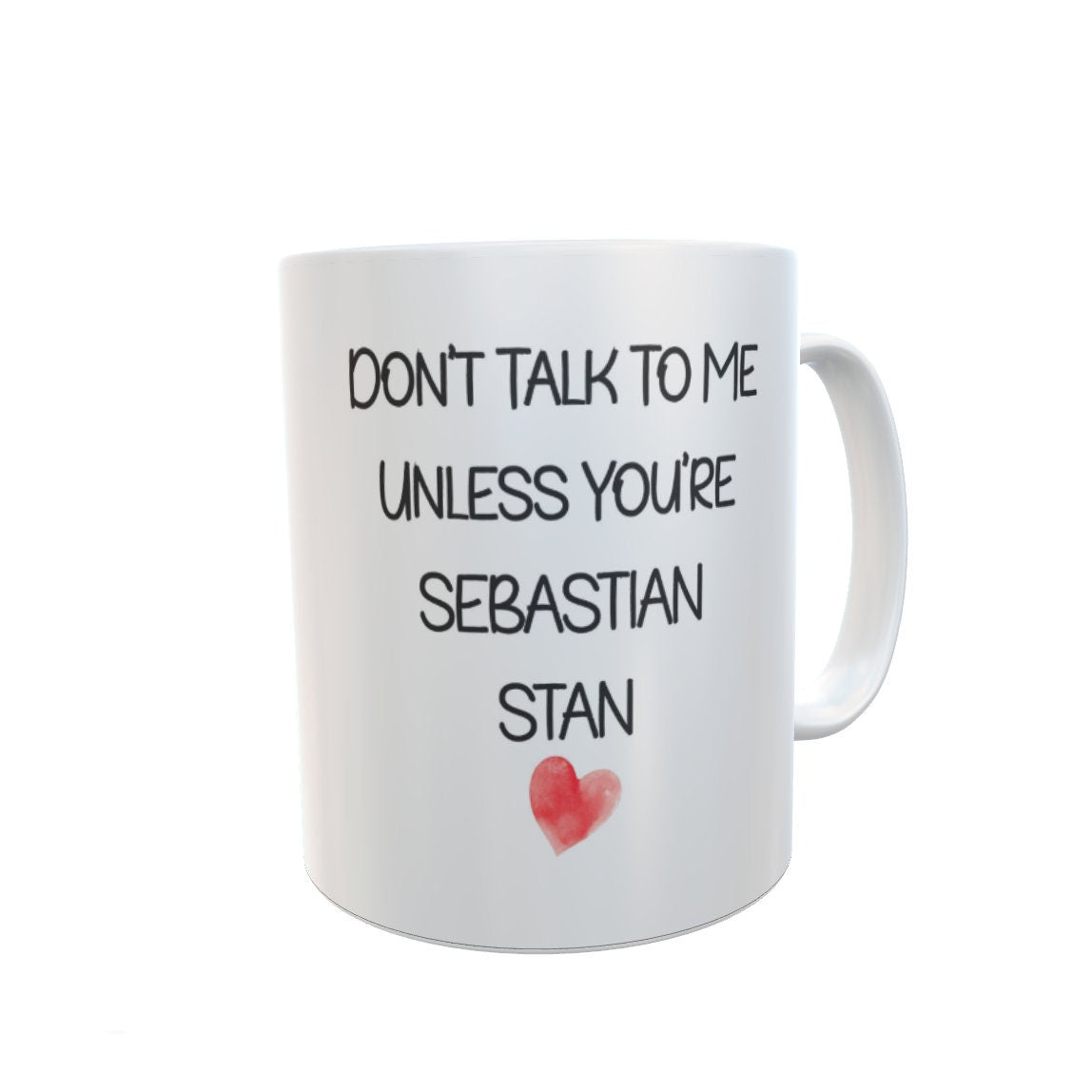 Sebastian Stan Mug Gift - Don't Talk To Me Unless You're Sebastian Stan - Novelty Movie Fan Thirst Cup