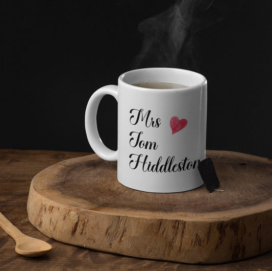 Mrs Tom Hiddleston Mug Gift Nice Cute Funny Novelty Marvel Loki Movie Fan Cup Present