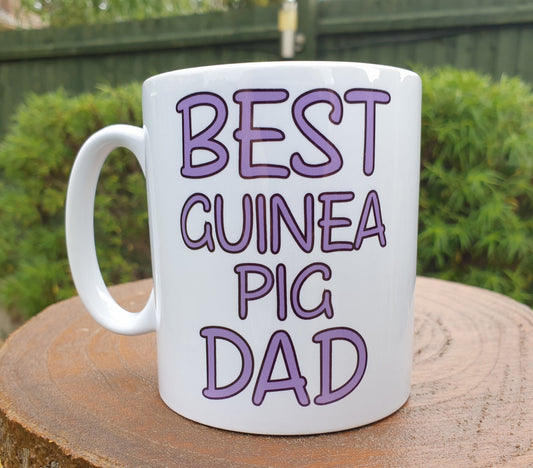 Guinea Pig Mug Gift - Best Guinea Pig Dad - Nice Funny Novelty Pet Owner Daddy Cup Present