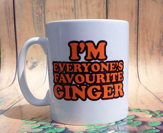 Ginger Mug Gift I'm Everyone's Favourite Ginger Funny Cute Redhead Ginge Hair Present