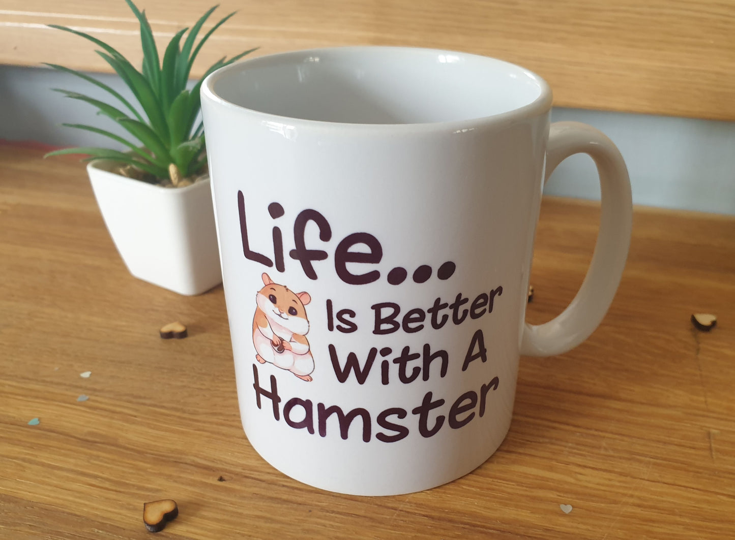 Hamster Mug Gift - Life Is Better With A Hamster - Nice Cute Novelty Pet Owner Cup Present